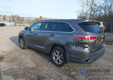 2014 Toyota Highlander Le Plus V6 из США, поврежденный, VIN 5TDBKRFHXES056097